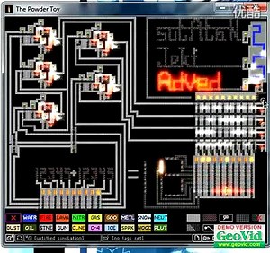 The Powder Toy 模拟电子电路