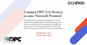 "The OPC UA QuickServer (QS) is a high-performance, fully configurable, and cost-effective protocol gateway for integrating OPC UA devices and Networks into Modbus, BACnet and many other protocols. The Gateway comes enhanced (500 points) and connects via ethernet ports the OPC UA system. Chipkin knows this protocol to the source code level. We offer expert support (Level 1,2) and configuration from day 1. Chipkin provides OPC UA Protocol gateways for a wide number of conversions. For a list, ple