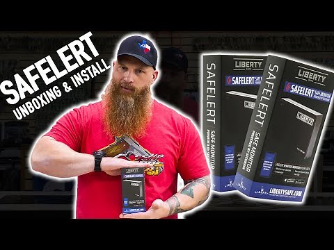 Liberty Safe SafElert | Unboxing and Install TUTORIAL!!