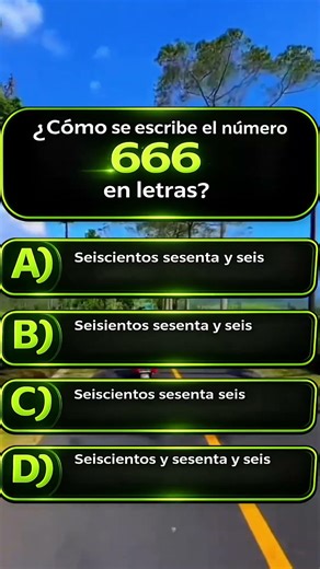 ¿ Cómo se escribe 666 en letras? #ortografia #mathematica