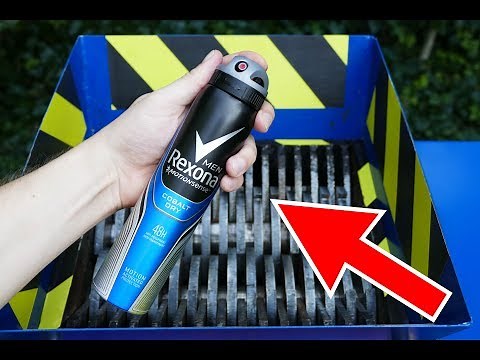 AXE & REXONA SHREDDING - DEODORANT ROCKET EXPERIMENT