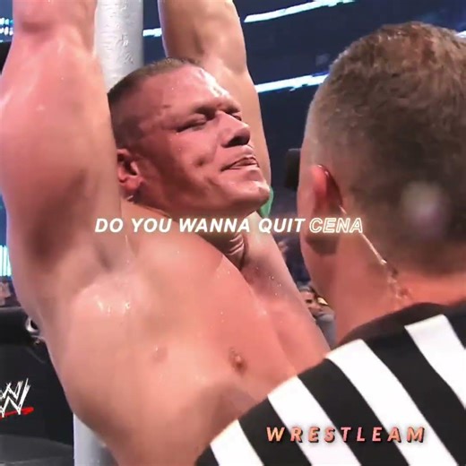 Cena vs Randy i Quit Match #wwe #johncena #shorts