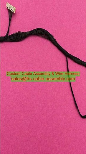 Imaging micro coax cable OEM ultra low capacitance coaxial cable micro ribbon coax cable for UAV gim