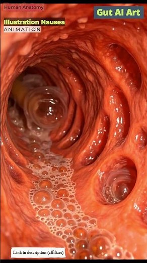 Visualization of Nausea Animation | Gut AI Art | 08