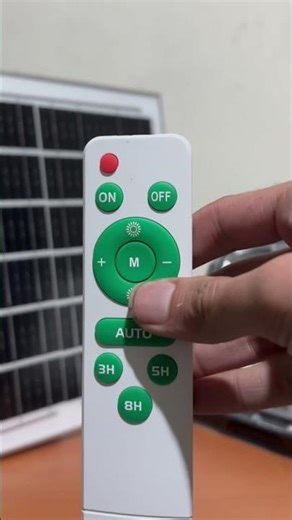 Reflector solar con control remoto