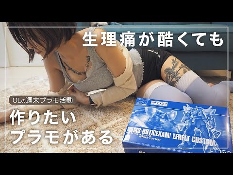 Over the weekend I assembled the HGUC 1/144 EFREET CUSTOM [unassembled review].