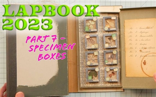 junk journal-Lapbook 2023 | Part 7| Windows & Envelopes
