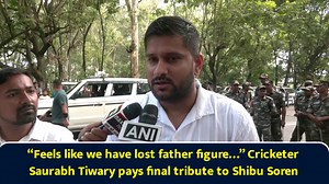 “Feels like we have lost father figure…” Cricketer Saurabh Tiwary pays final tribute to Shibu Soren