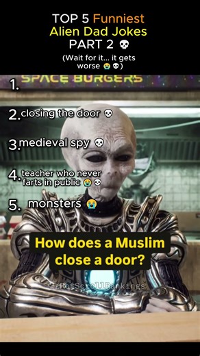 Top 5 Funniest Alien Dad Jokes PART 2 😭💀 #funny #memes #viralshorts