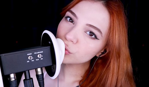 【Maimy ASMR】asmr助眠 舔耳&亲吻 最佳组合 双耳立体音 无人声 前所未有的舒爽体验！