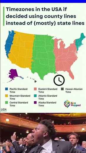 The "Perfect" US Time Zone Map 🕑 🇺🇸