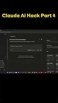 Claude AI hack everyone should know about it Part 4 #ai #tools #learnai #claude #shorts