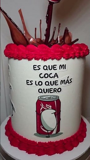 🎂🥤 COCA-COLA THEMED CAKE | AN ORIGINAL GIFT IDEA