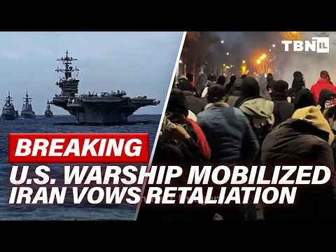 BREAKING: U.S. Warship MOBILIZED, Iran Closes Airspace; Hezbollah Threatens Civil War | TBN Israel