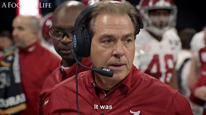102K views · 854 reactions | He's climbed football's highest mountains and built a legacy at Alabama from the ground up.  A Football Life: Nick Saban | FRIDAY 9pm ET on NFL Network | NFL Films | Facebook
