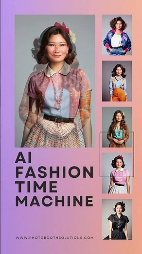 Go Back in Time with AI & Social Booth - Photo Booth Software