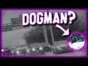 Proof of DOGMAN? Caught on Camera Crossing Freeway in Dallas, Texas!