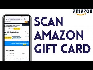 How To Scan Amazon Gift Card