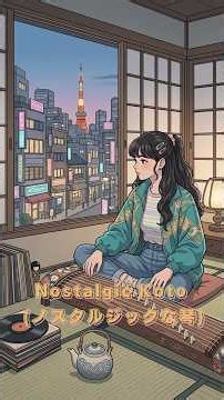 【作業用・勉強用BGM】Nostalgic Koto (ノスタルジックな琴) Tokyo Chill Cafe