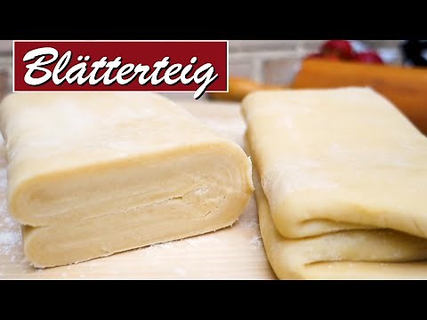 Blätterteig selber machen | einfaches Rezept | Tourieren