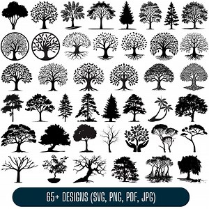 Tree Svg Bundle, Tree of Life Svg Png, Tree Clipart, Tree Cut File for Circut, Tree Vector, Tree Silhouette, Tree Vector,family Tree Svg Png - Etsy