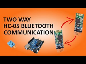Two way HC05 Master Slave Bluetooth Communication