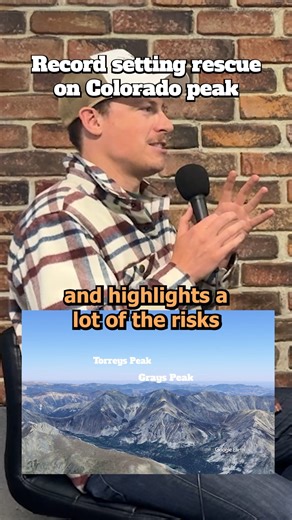 82K views · 995 reactions | ⛰️ Two hikers were recently struck by lightning on one of Colorado's 14ers, prompting a record-setting rescue. #colorado #colorado14ers #14ersofcolorado #torreyspeak #grayspeak #denver #coloradosprings #coloradohikes | OutThere Colorado | Facebook