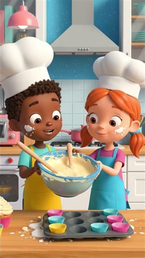 Kids are cooking boss cartoon #cartoon for Kids, kidcooking food#shortfeed #cartoon#youtube #baby#