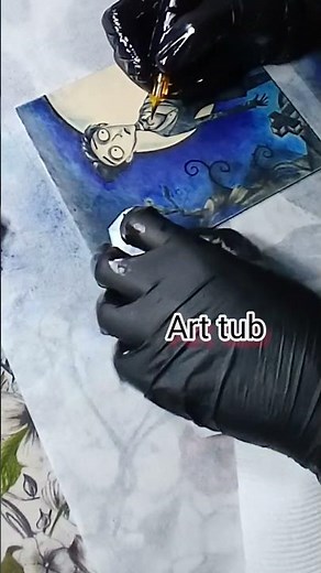 corpse bride tattoo #corpsebride #corpsebridetattoo #inked #tattoo #arttub #tattoodesign