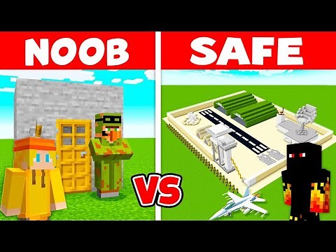 How To Build a Secure MILITARY Base in MINECRAFT