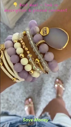 Gold Charm Bracelets Set ✨ 5pcs Stack & Save 25%