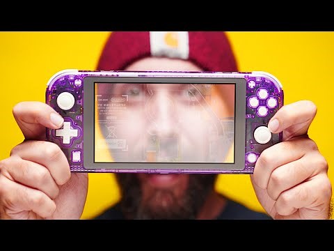 Transparent Atomic Purple Nintendo Switch Lite Mod!