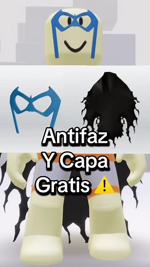 Antifaz y Capa Gratis en Roblox 2025