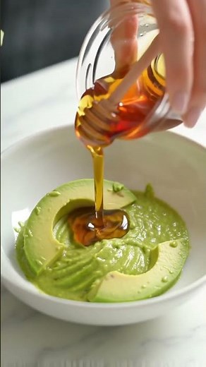 Instant Glow ✨ DIY Avocado Honey Face Mask Hack!