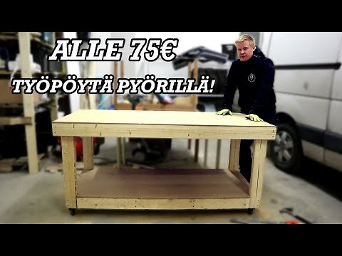 Työpöydän Rakentaminen Autotalliin | Pate Tekee