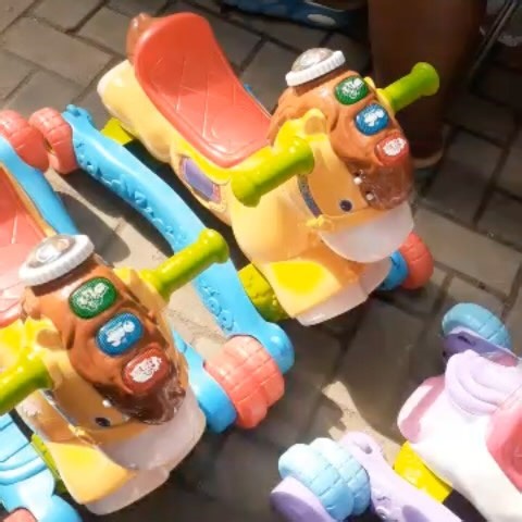 TOBIFAN SHOPPING CENTER on Instagram: "VTech 2 in 1 Gallop and Rock Learning Pony. Product Details. Hop in the saddle and go for a ride on the VTech Gallop & Rock Learning Pony. This interactive 2-in-1 pony grows with your child and quickly transforms from a rocking horse to a ride-on toy. Brightly colored buttons on this learning toy for toddlers introduces colors, action words and plays realistic pony sounds for imaginative play. The pony also features a motion sensor that detects your childs 