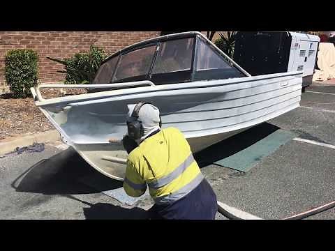 Torbo - Wet Abrasive Blasting Boat & Trailer