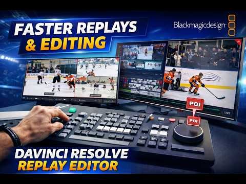 Blackmagic DaVinci Resolve Replay Editor — Fast Multicam Replay for Live Broadcast
