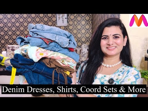 Best Myntra Vacation Wear Haul, Flared Maxi Dress, Denim Dress, Casual Shirt, T-Shirt, Denim Shirt