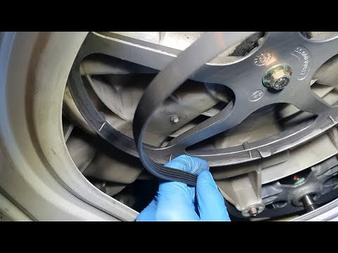 How to replace the belt in your washing machine (Bosch).