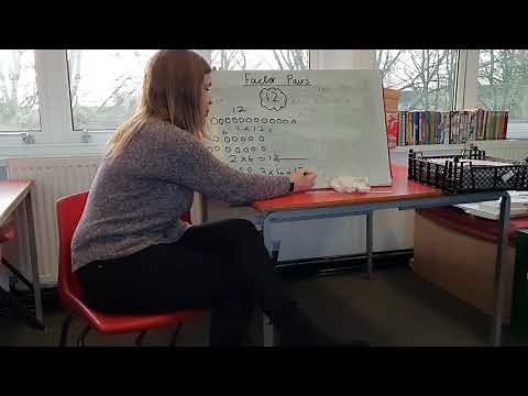 Using arrays to find factor pairs