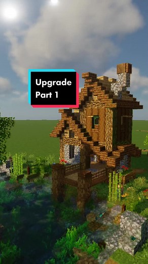 Upgrading Fisherman's Hut in Minecraft Village