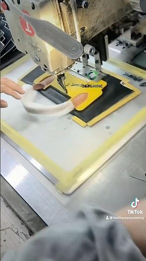 How to use automatic pattern sewing machine to make handbag?