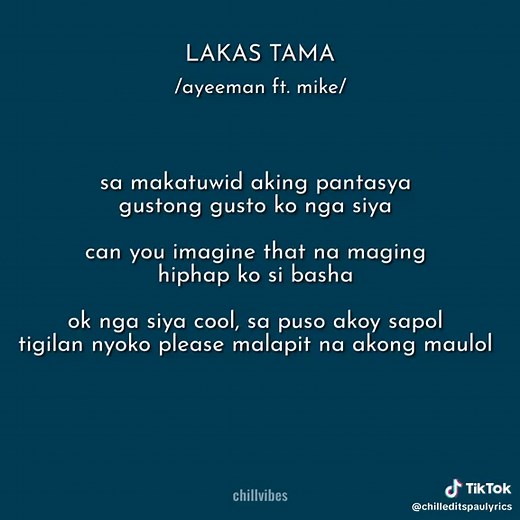 Lakas Tama by Mike Kosa Lyrics