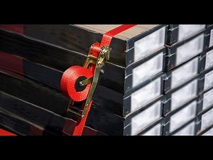 The absolute neatest tie down strap we could find.