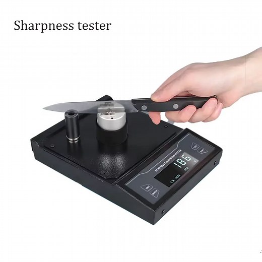 Portable Digital Knife Sharpness Tester 1~3kg Blade Edge Cutting Force Gauge LCD Display Type-C Charging 220v 1-Year Warranty
