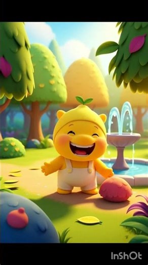 BabyLemon Tries Lemon 😝🍋 #FunnyShorts#LemonChallenge #CuteBaby#SourReaction #KidsAnimation#3DCartoon