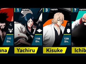 All Gotei 13 Captains in Bleach