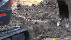 Tractor Digging Hole Construction Site Stock Footage Video (100% Royalty-free) 1405042 | Shutterstock