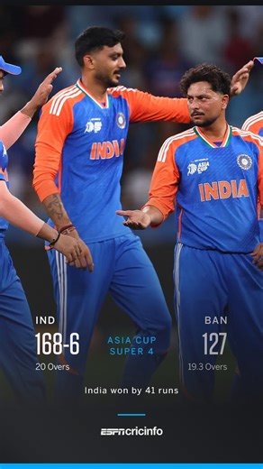Muhammad Ishfaq on Instagram: "India Beat Ban By 41 Runs 🔥 #asiacup2025 #INDvsBAN"